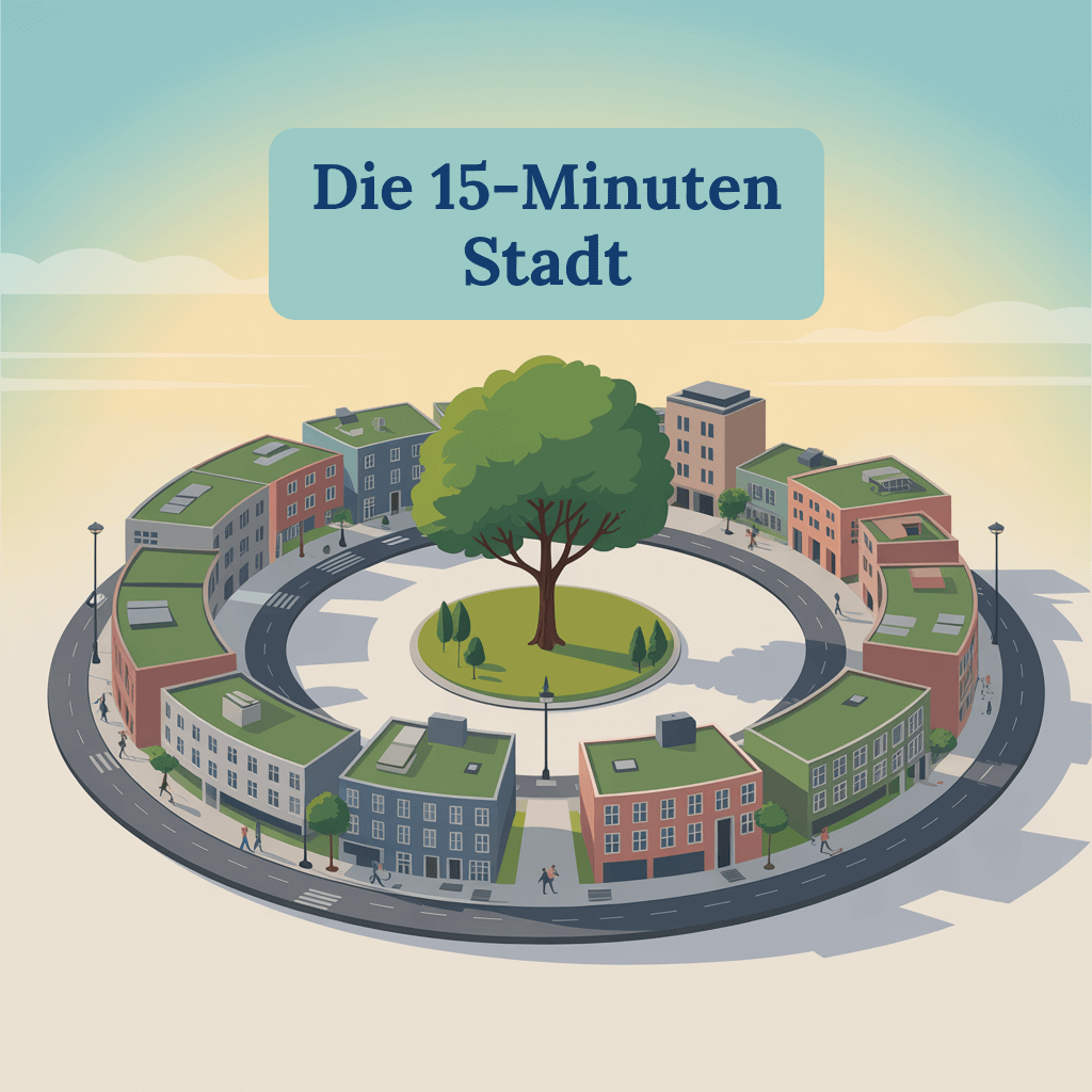 Futuristische, helle Stadt zum Beitrag Mobile Revolution