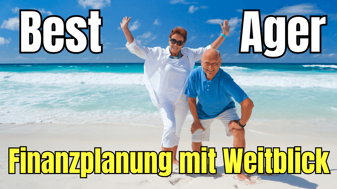 immobilien best ager - glückliches Paar im besten alter am Strand
