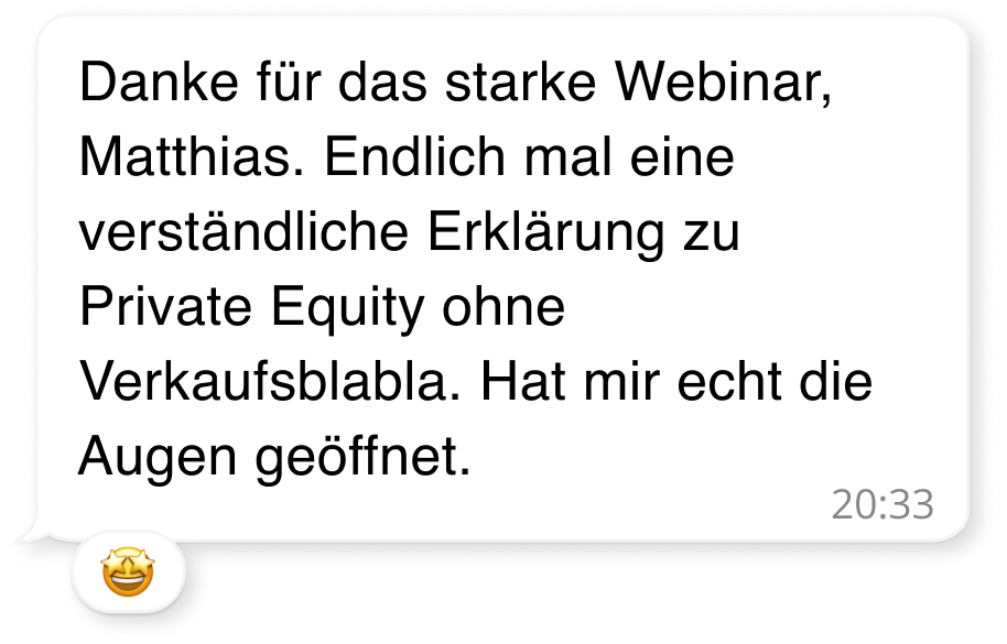 testimonial zum Webinar Alternative Investments 1