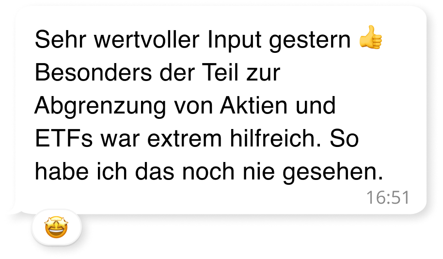 testimonial zum Webinar Alternative Investments 2